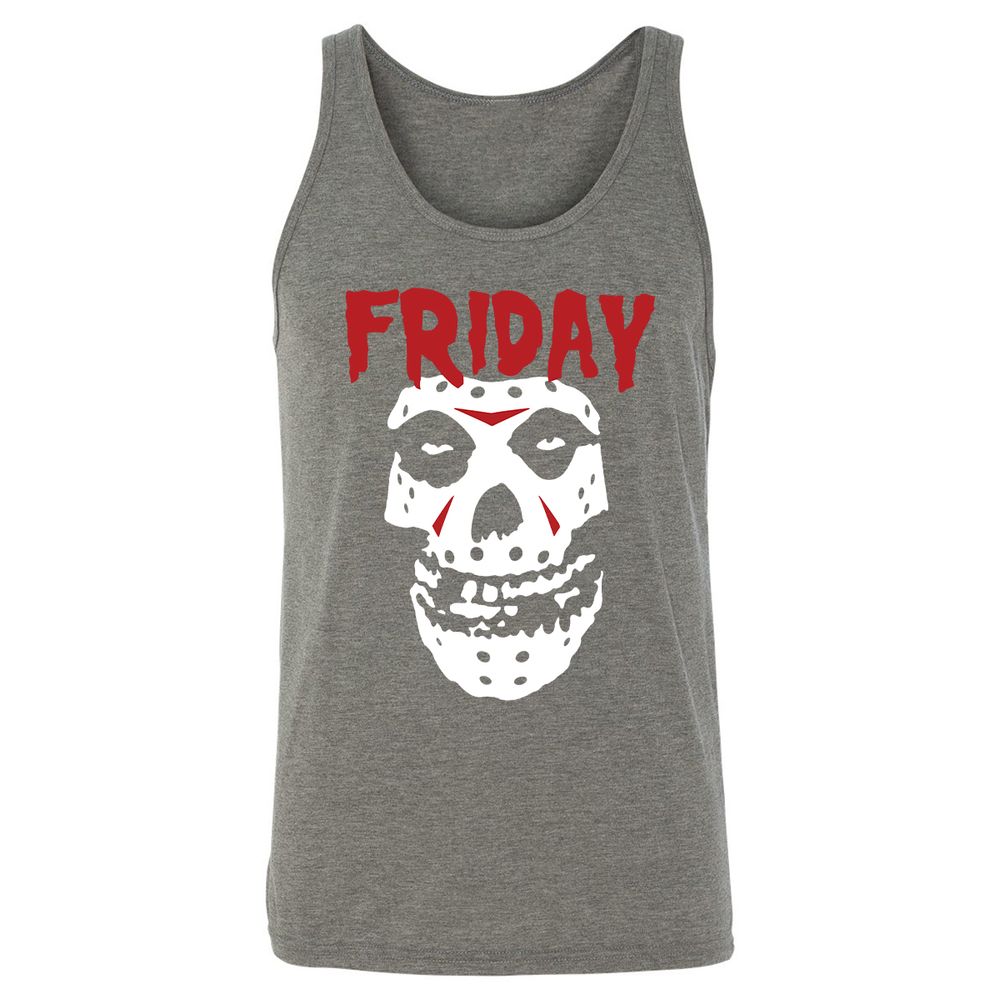 Unisex Jersey Tank - SLENMZK3 - Grey Triblend - 8