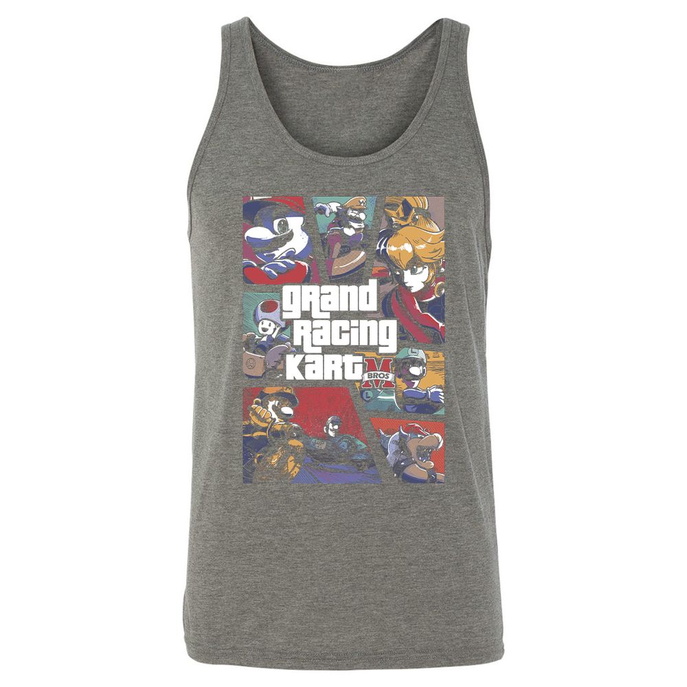 Unisex Jersey Tank - BRG9P3PV - Grey Triblend - 8
