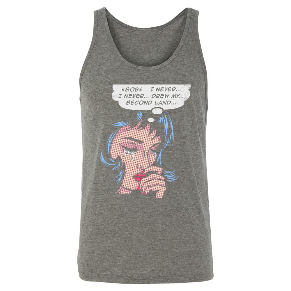 Unisex Jersey Tank - 5UBAQEZR - Grey Triblend - 8