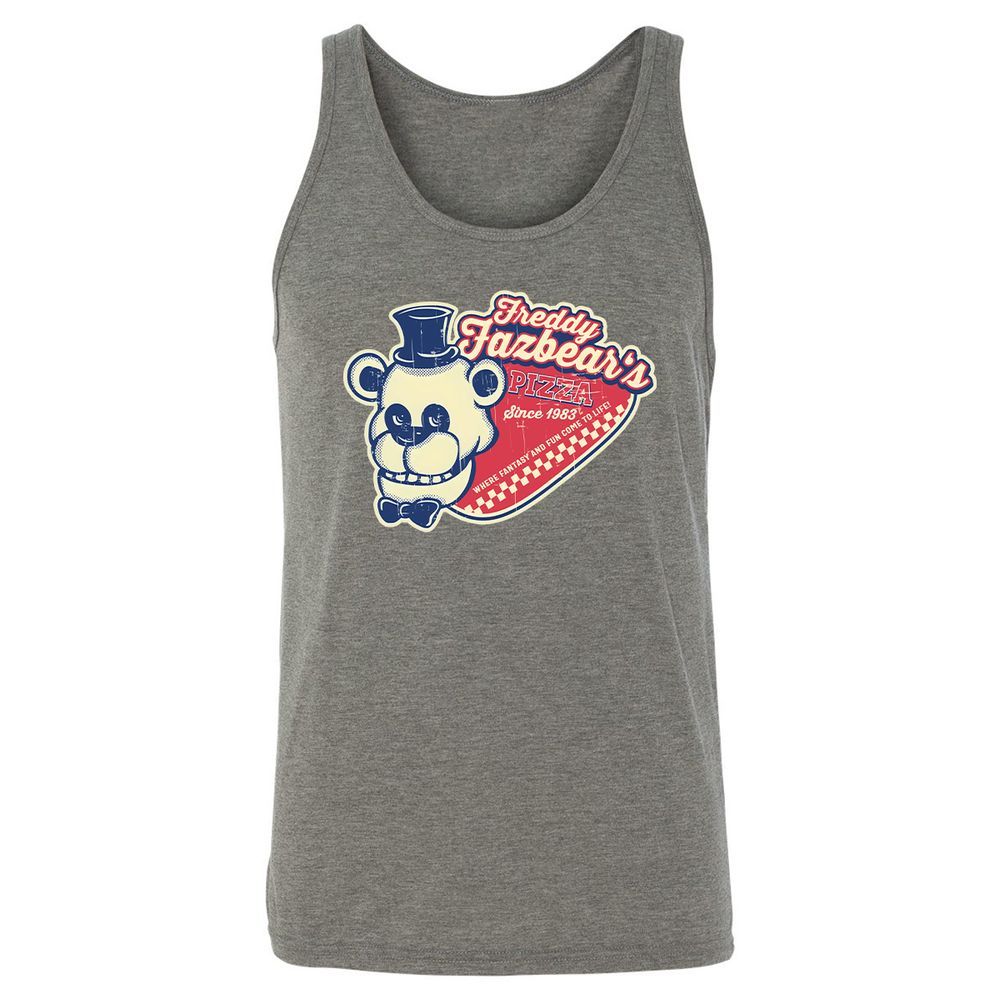 Unisex Jersey Tank - QGGBGLJL - Grey Triblend - 8