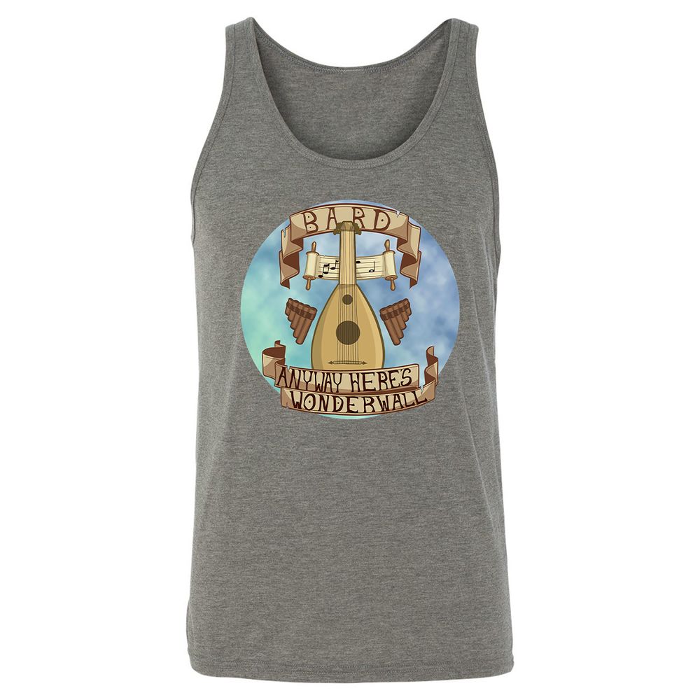 Unisex Jersey Tank - YLXFCFTT - Grey Triblend - 8