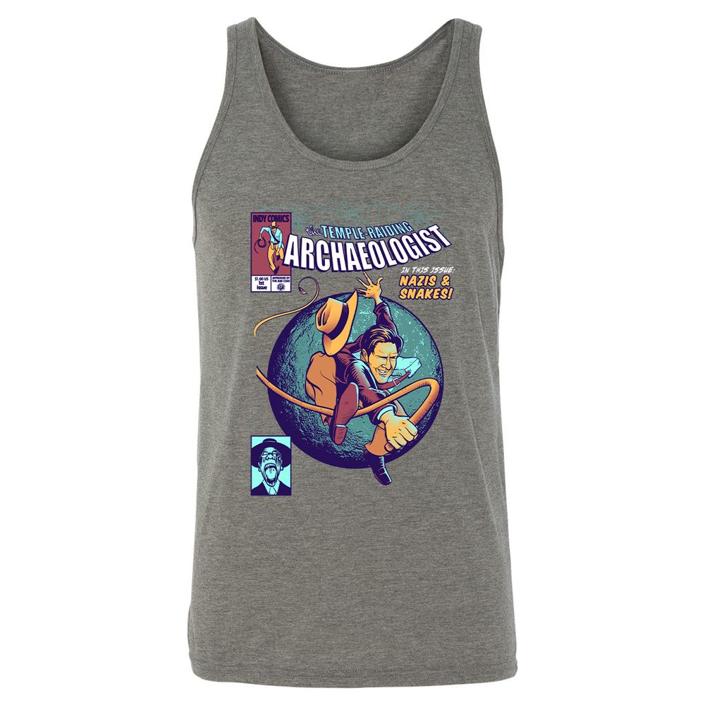 Unisex Jersey Tank - KTVCXCXT - Grey Triblend - 8