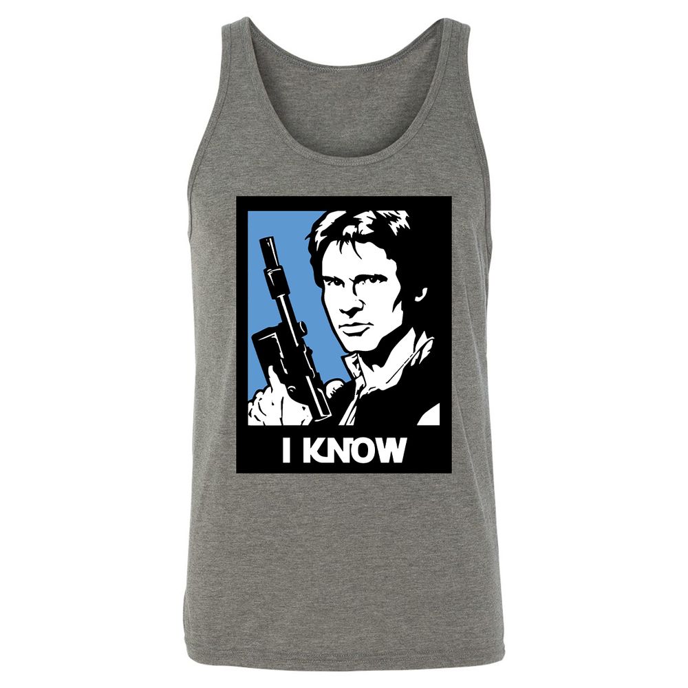 Unisex Jersey Tank - HYMQAD3L - Grey Triblend - 8