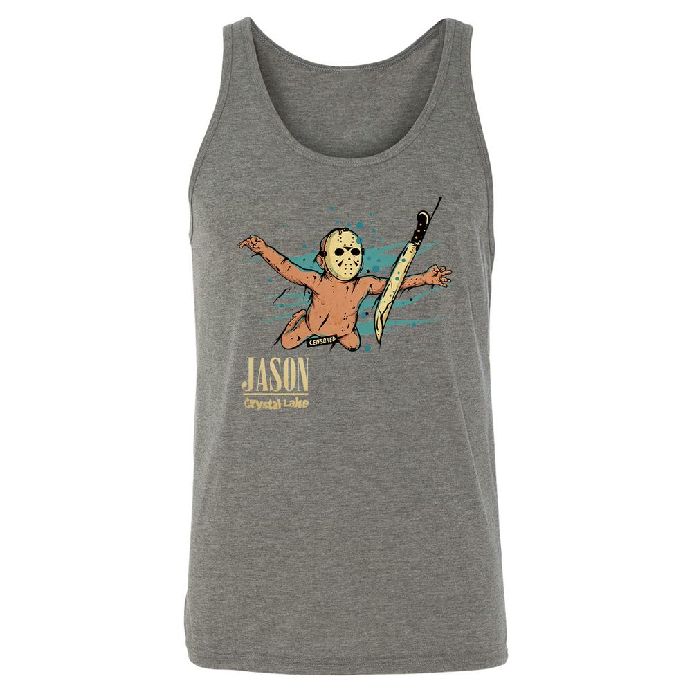Unisex Jersey Tank - BRA2LKQX - Grey Triblend - 8