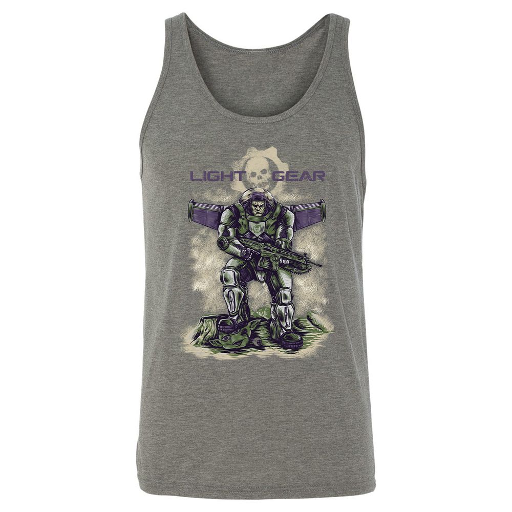 Unisex Jersey Tank - ZTUDBPNG - Grey Triblend - 8