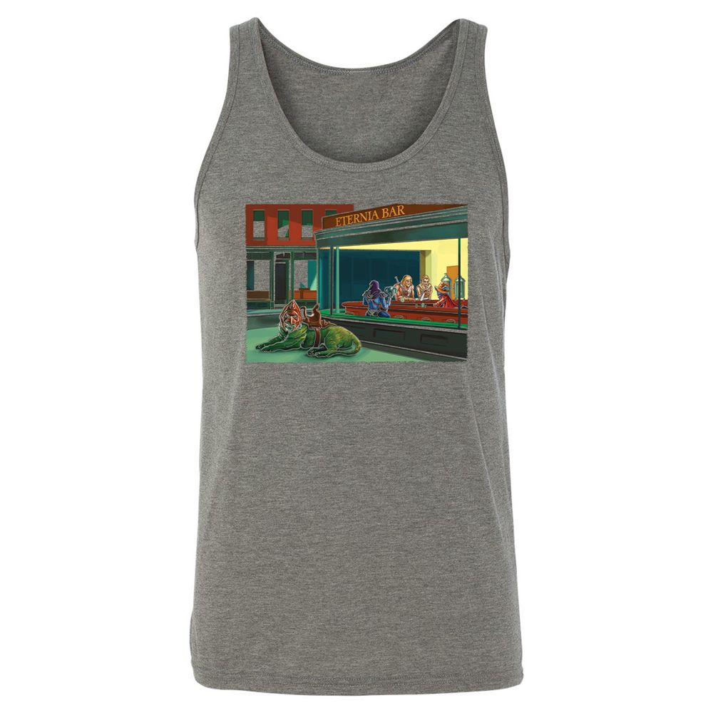 Unisex Jersey Tank - 3D2TCX8V - Grey Triblend - 8