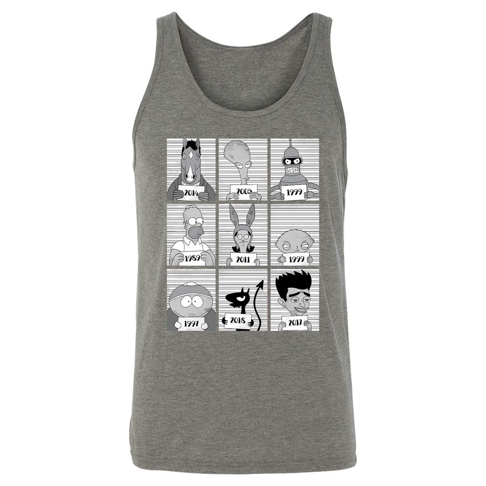 Unisex Jersey Tank - S9EK3C9M - Grey Triblend - 8