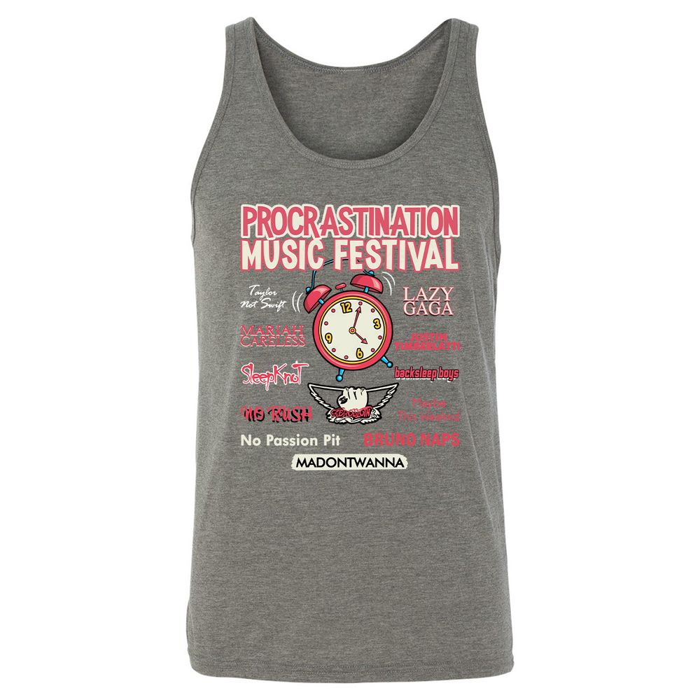 Unisex Jersey Tank - GUVMA4SD - Grey Triblend - 8