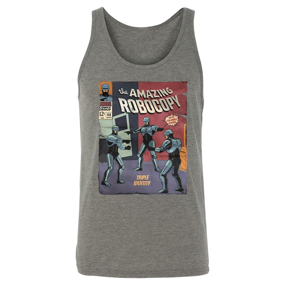 Unisex Jersey Tank - DGK4RGFT - Grey Triblend - 8