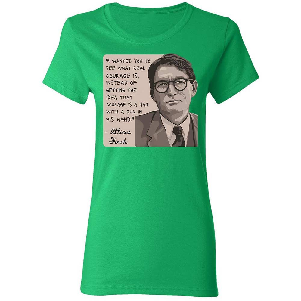 Real Courage Quote - Irish Green - 8