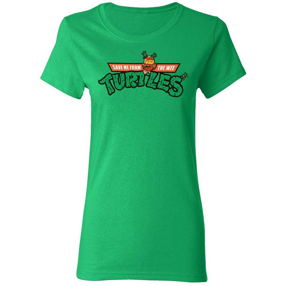 Save Me From The Wee Turtles - Irish Green - 8