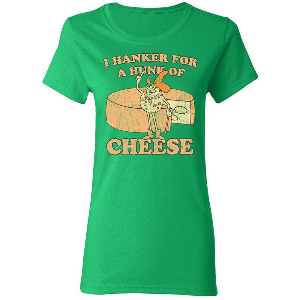 Hanker For A Hunk Of Cheese - Irish Green - 8