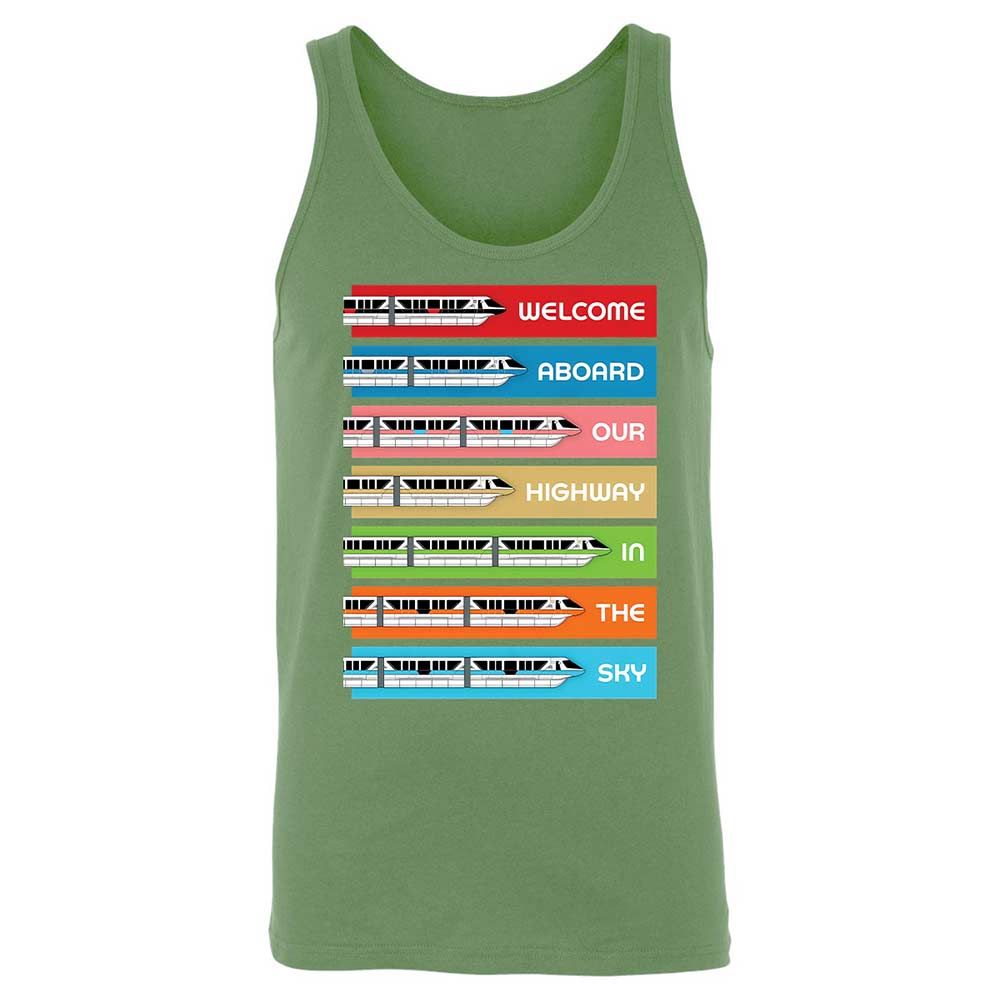 Unisex Jersey Tank - Black - Leaf - 8