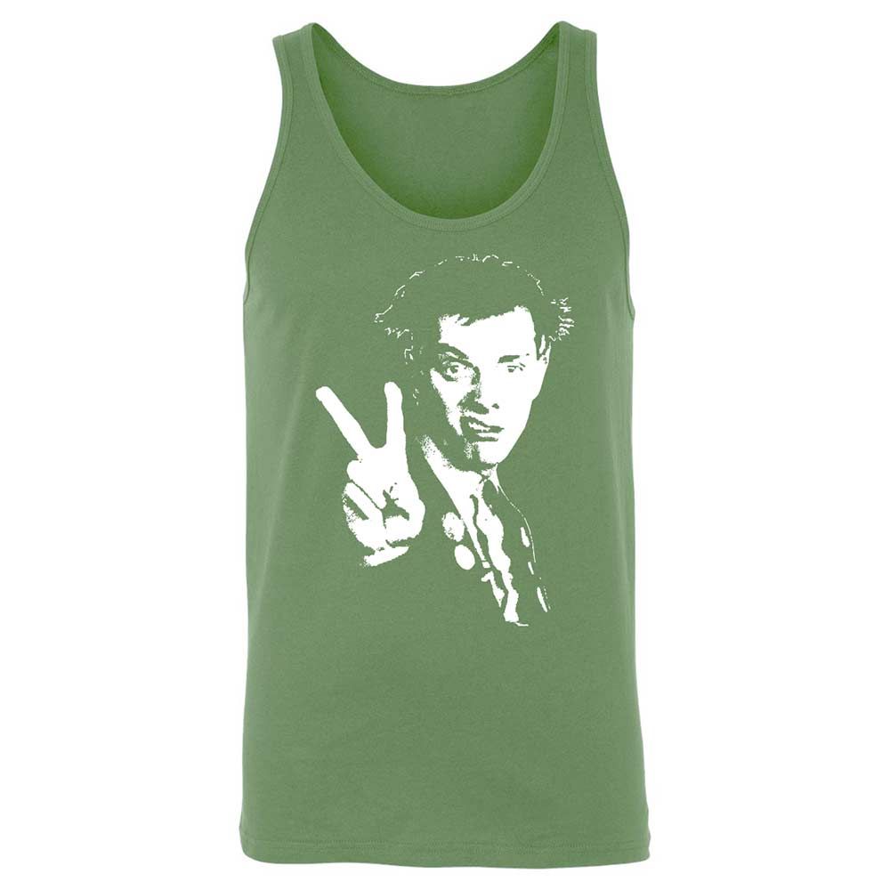 Unisex Jersey Tank - Black - Leaf - 8