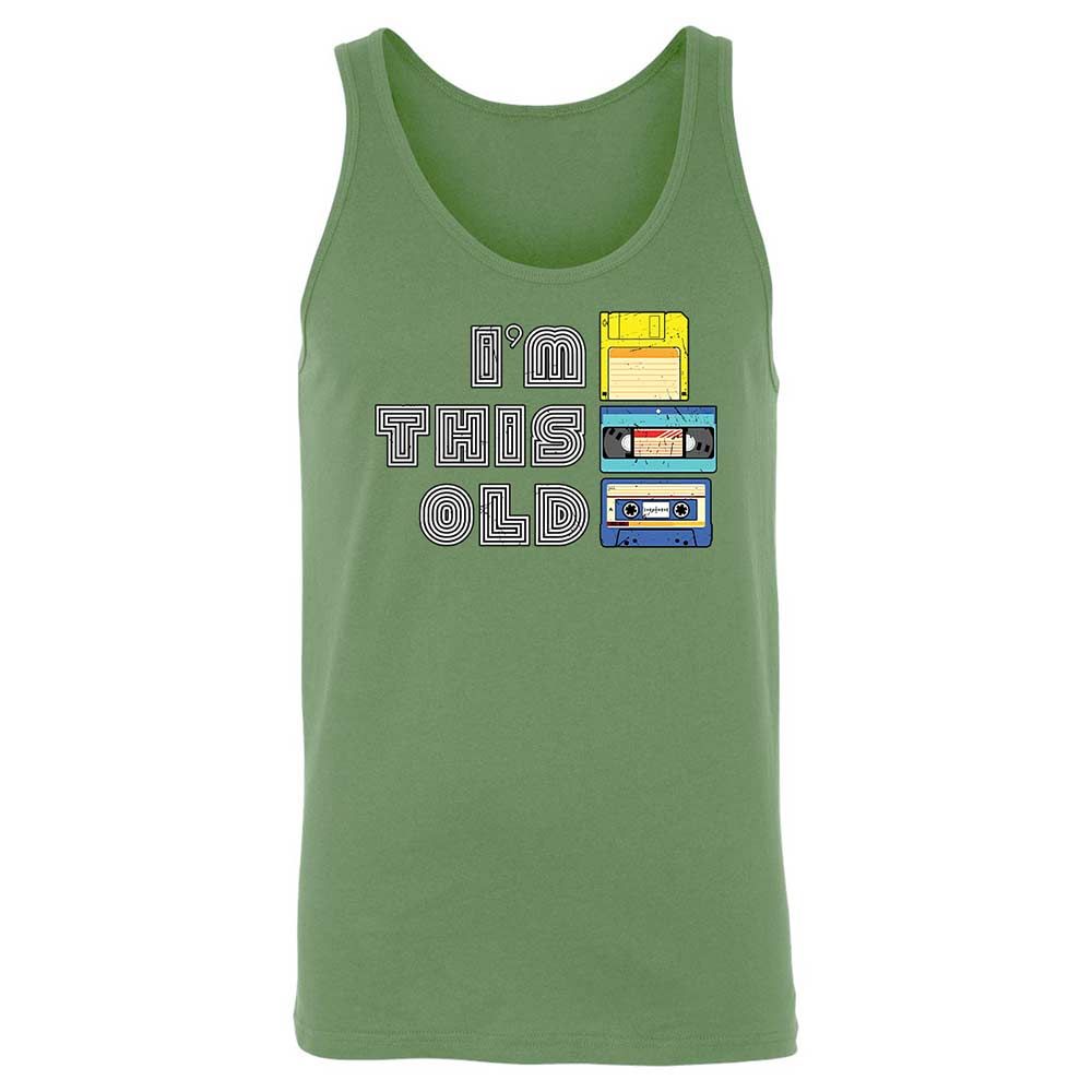 Unisex Jersey Tank - Black - Leaf - 8