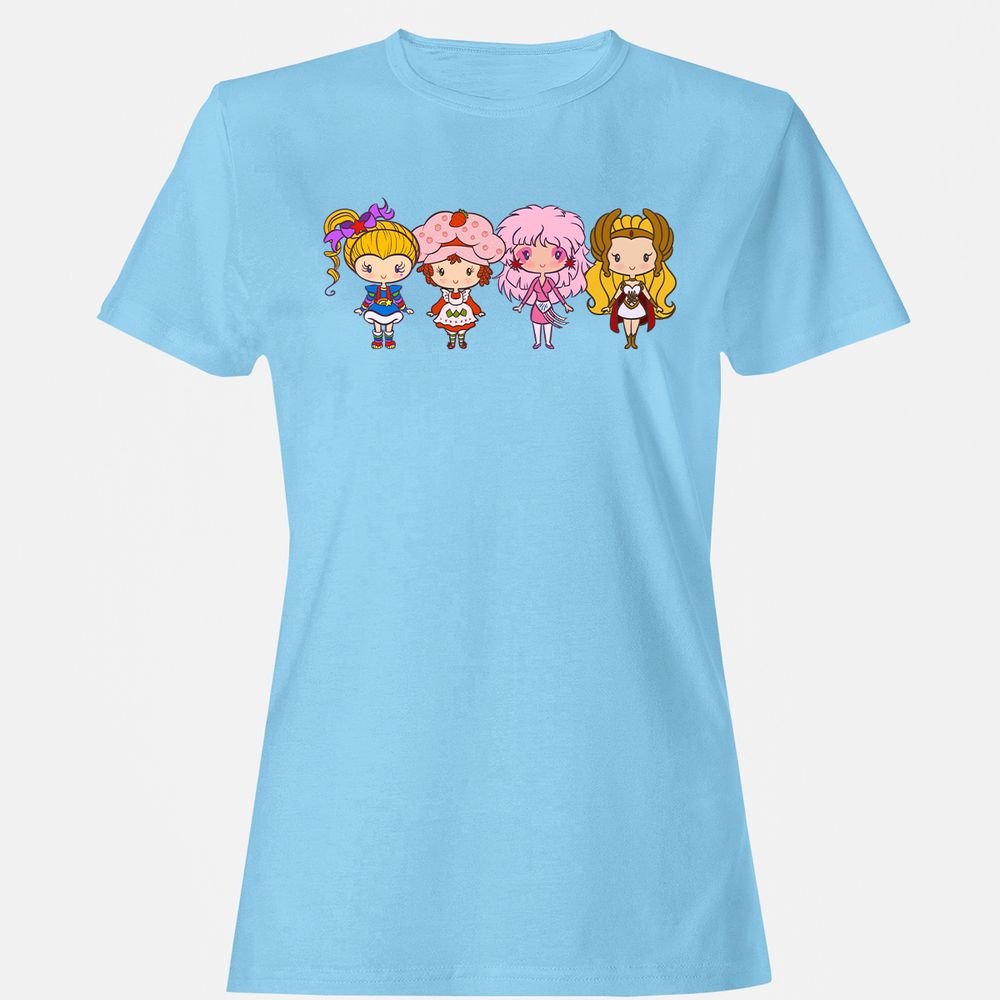 Women's T-Shirt - 5VUMCSZJ - Light Blue - 8