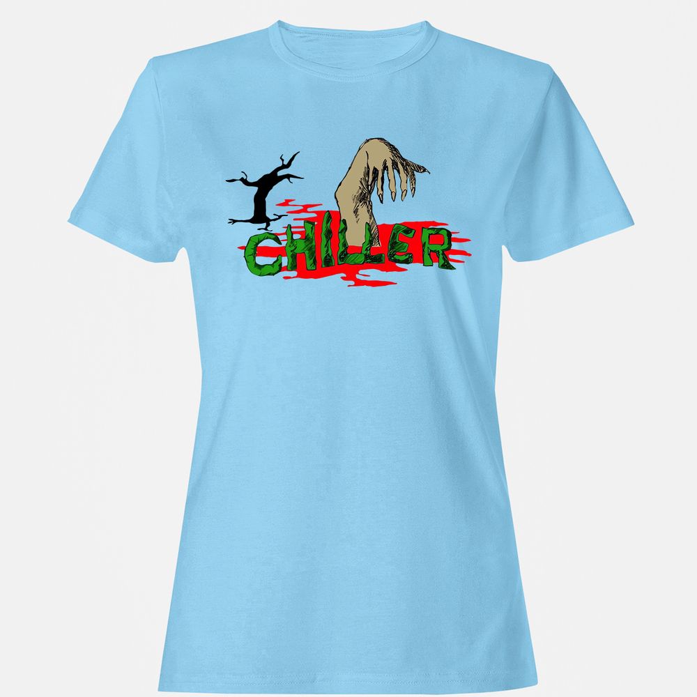 Women's T-Shirt - 7HNT4ZHN - Light Blue - 8