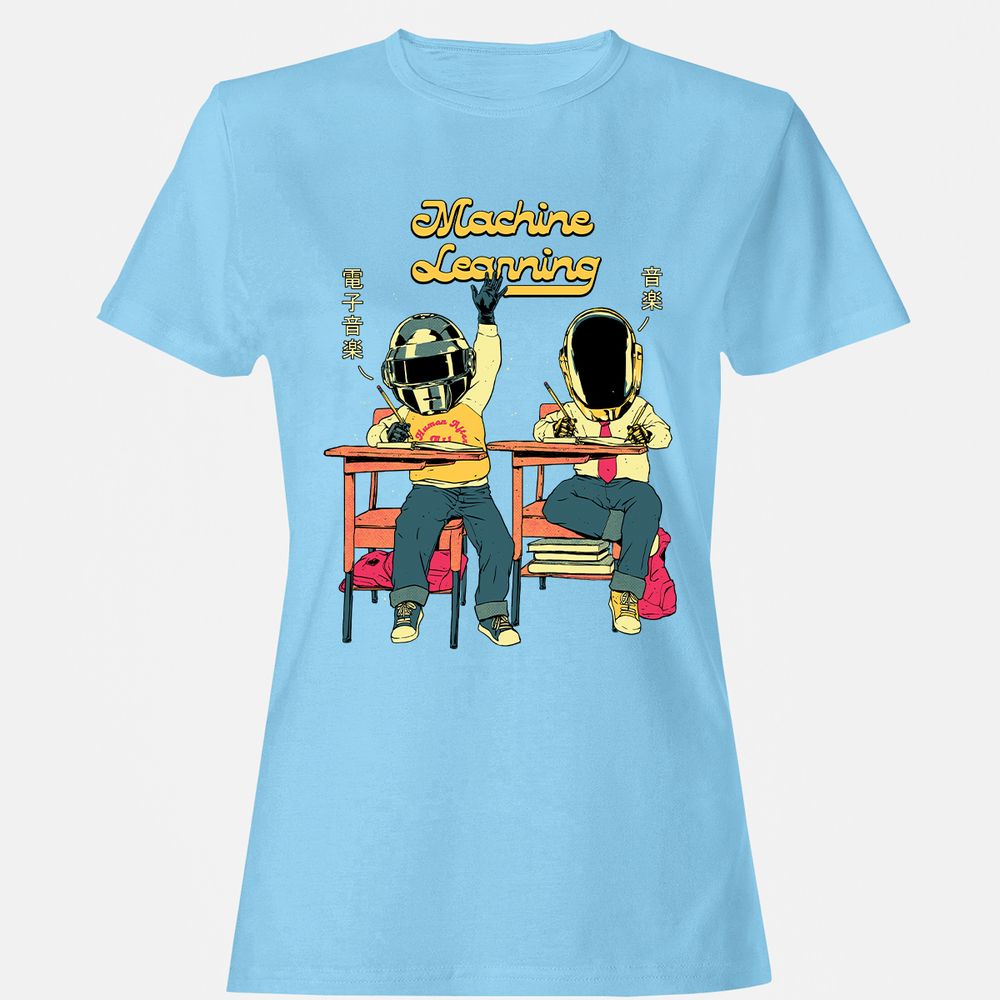 Women's T-Shirt - R2GYMF5J - Light Blue - 8
