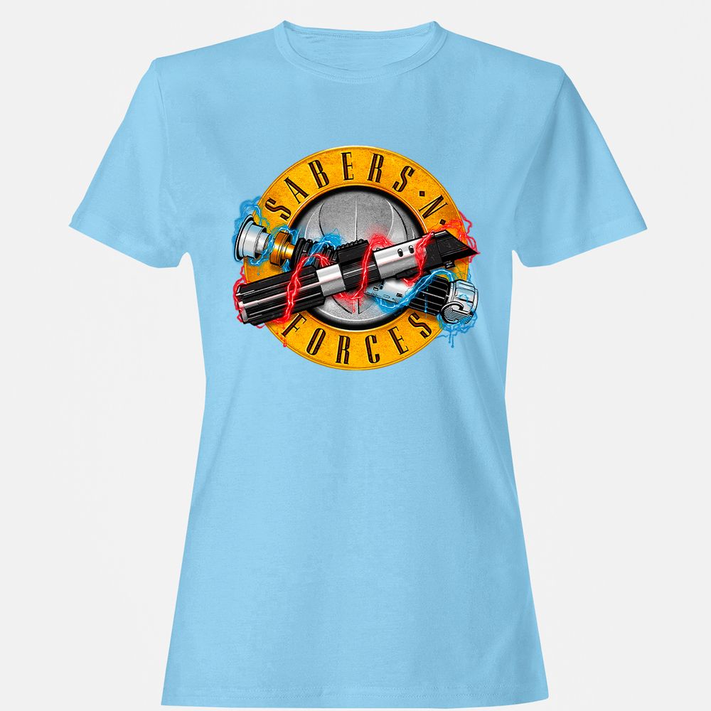 Women's T-Shirt - 2KVEHKA5 - Light Blue - 8