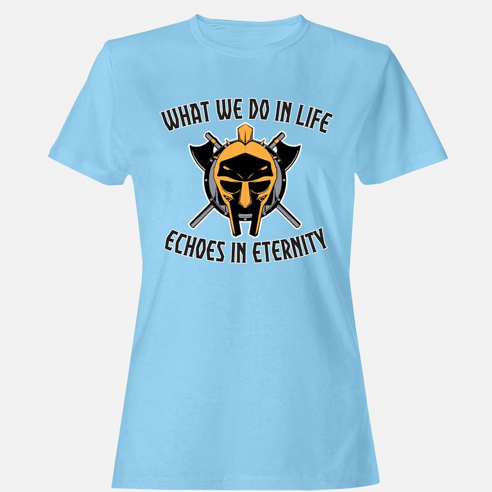 Women's T-Shirt - 9MV5E8VE - Light Blue - 8