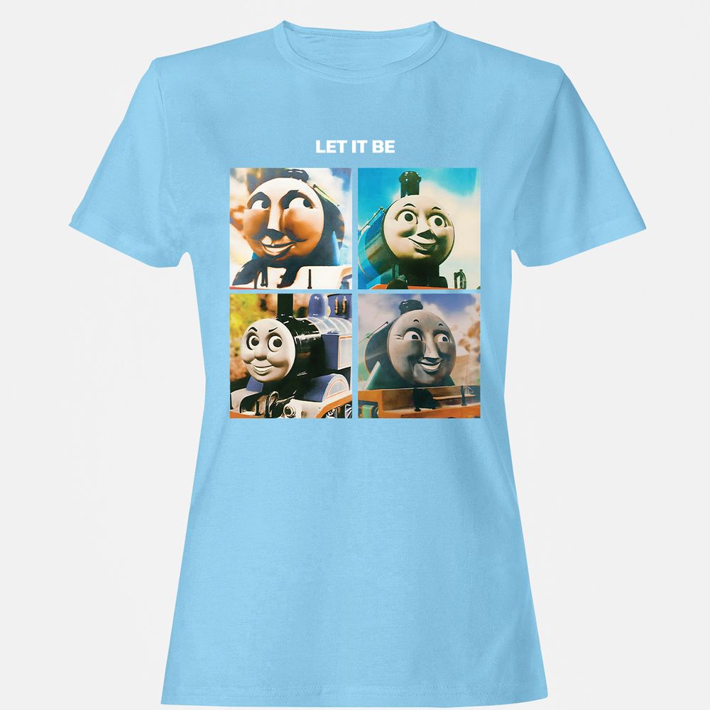 Women's T-Shirt - 6S9E28F5 - Light Blue - 8
