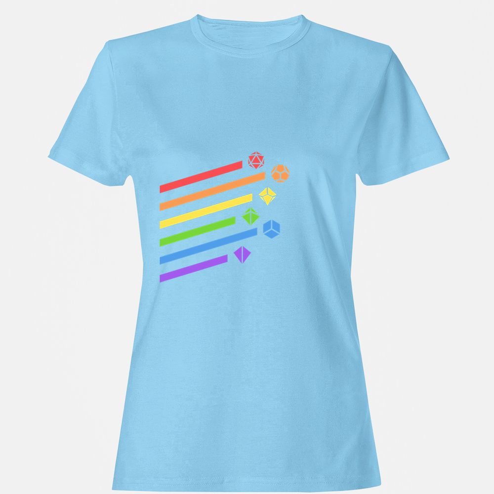 Women's T-Shirt - KDP8RLZS - Light Blue - 8