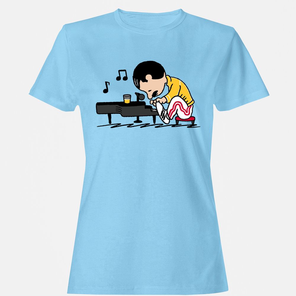 Women's T-Shirt - 47RYUEVM - Light Blue - 8