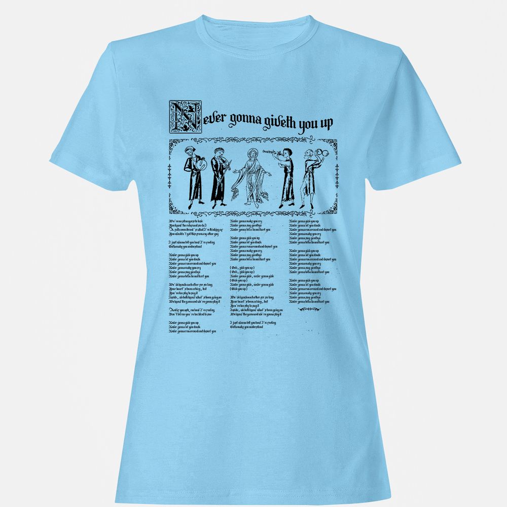 Women's T-Shirt - B94M3EBB - Light Blue - 8