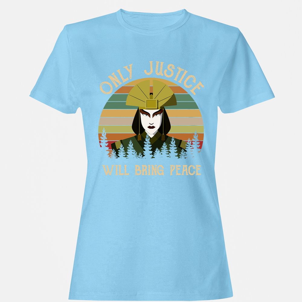Women's T-Shirt - 5T98B4N5 - Light Blue - 8