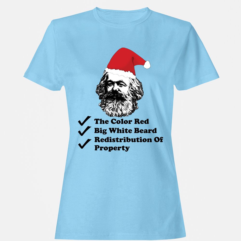 Women's T-Shirt - 62R8TQPX - Light Blue - 8