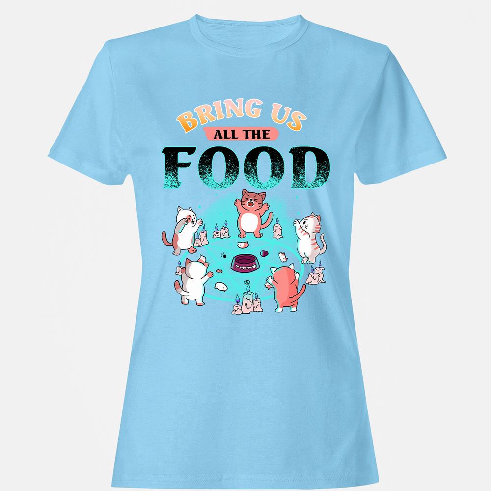 Women's T-Shirt - BWU5UGFX - Light Blue - 8