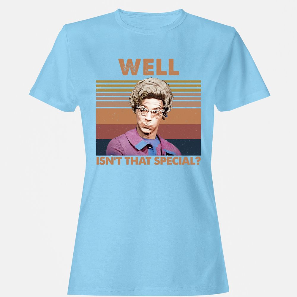 Women's T-Shirt - V8E6SSRM - Light Blue - 8