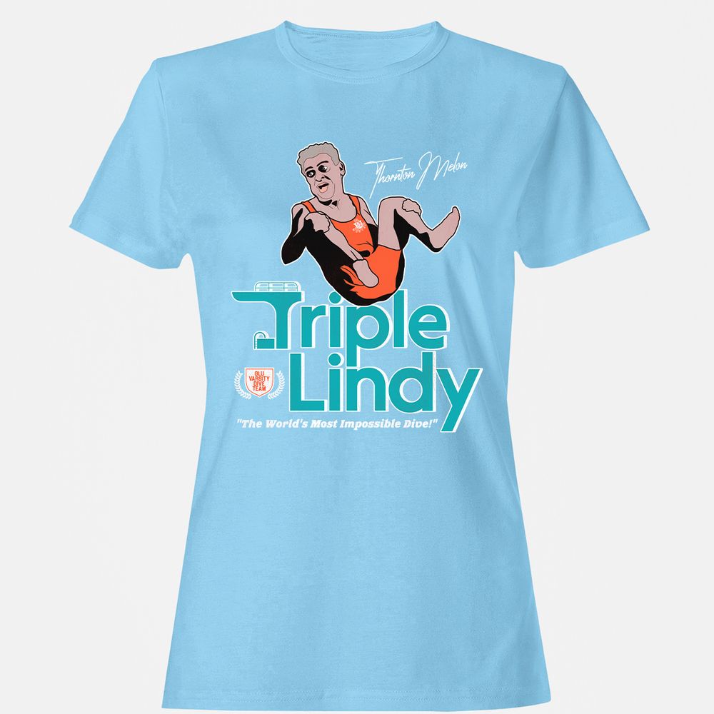 Women's T-Shirt - U6Y7FDBF - Light Blue - 8