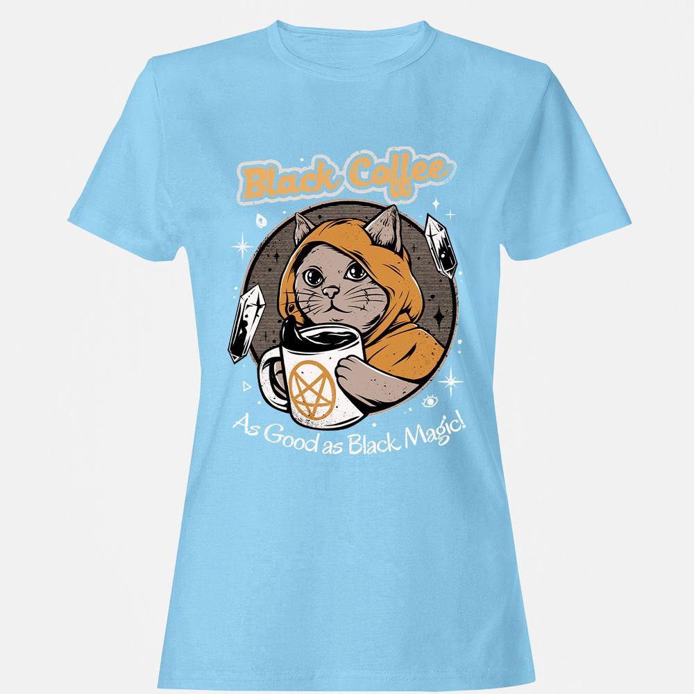 Women's T-Shirt - 8DYX6GUJ - Light Blue - 8