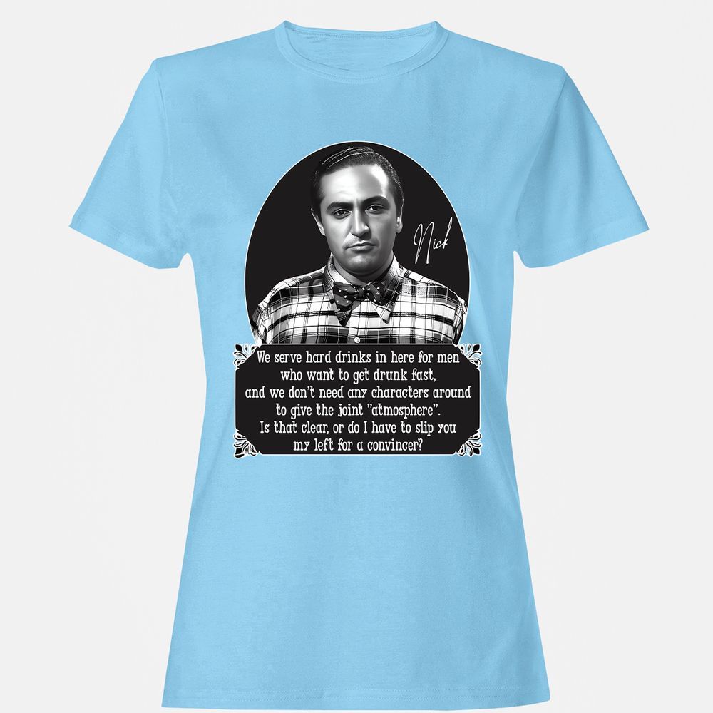 Women's T-Shirt - 5XPLYFW7 - Light Blue - 8