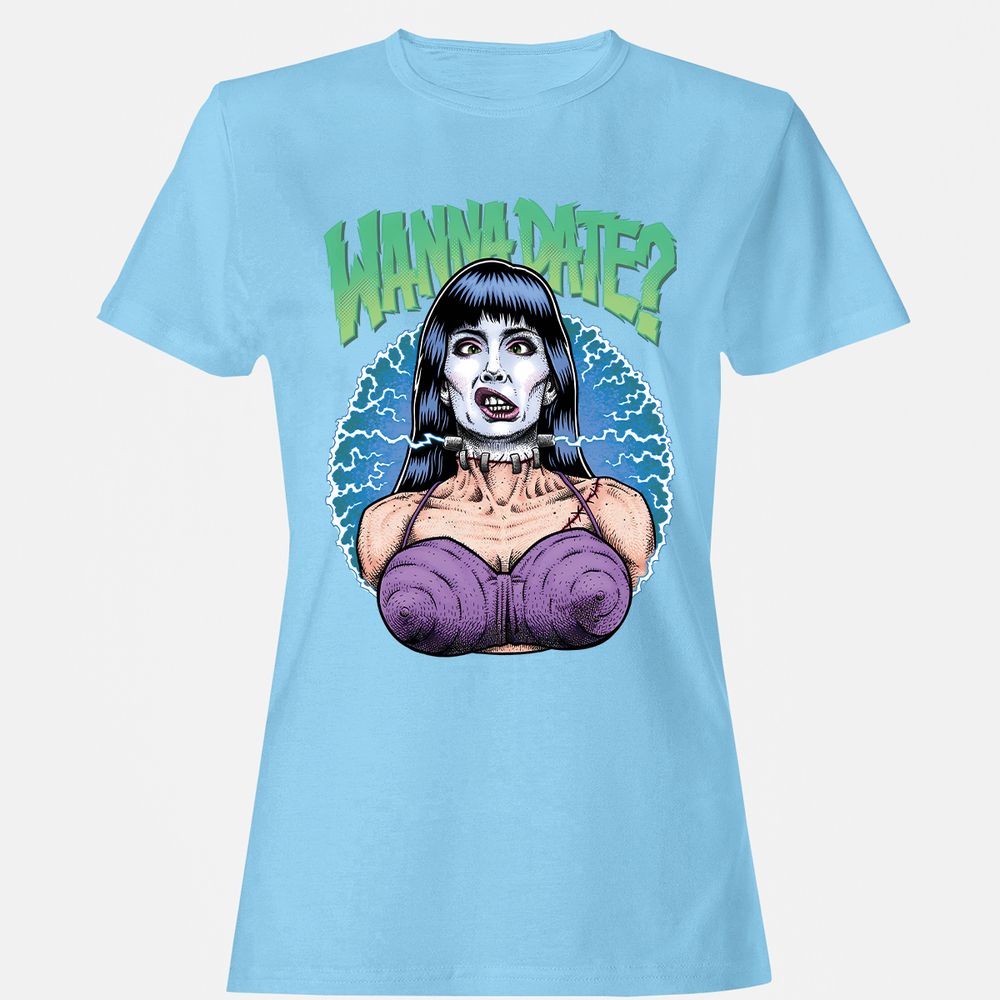 Women's T-Shirt - QW3SYDZ6 - Light Blue - 8
