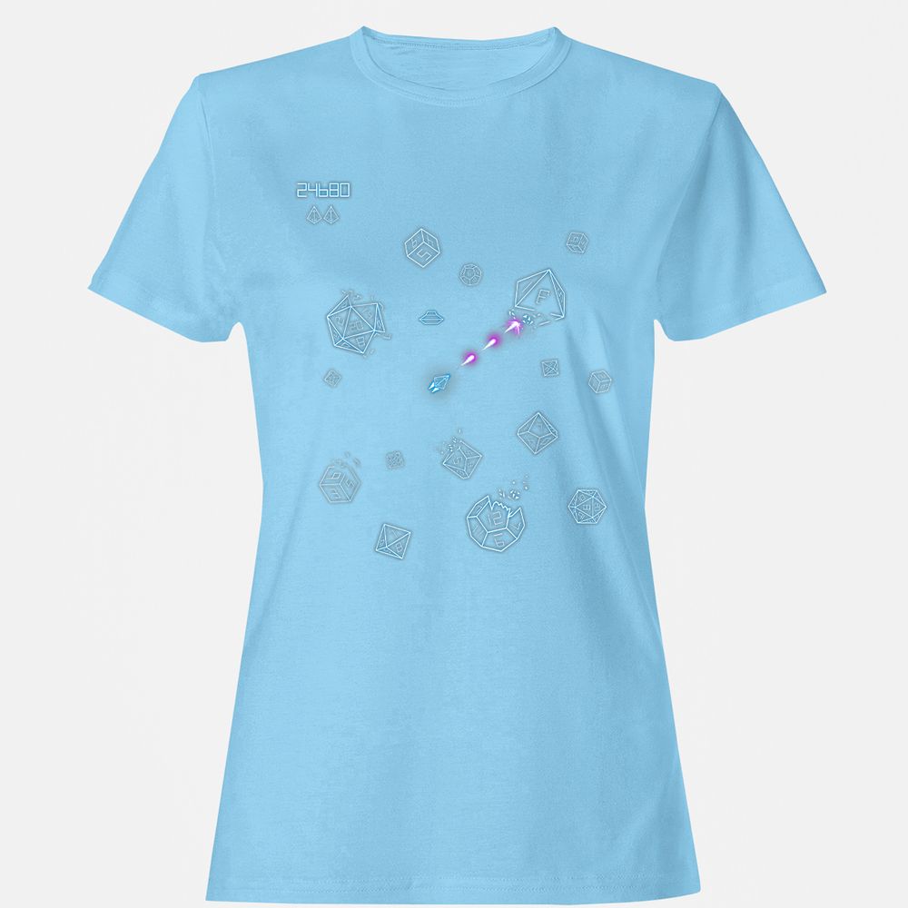 Women's T-Shirt - GXK7R6KR - Light Blue - 8