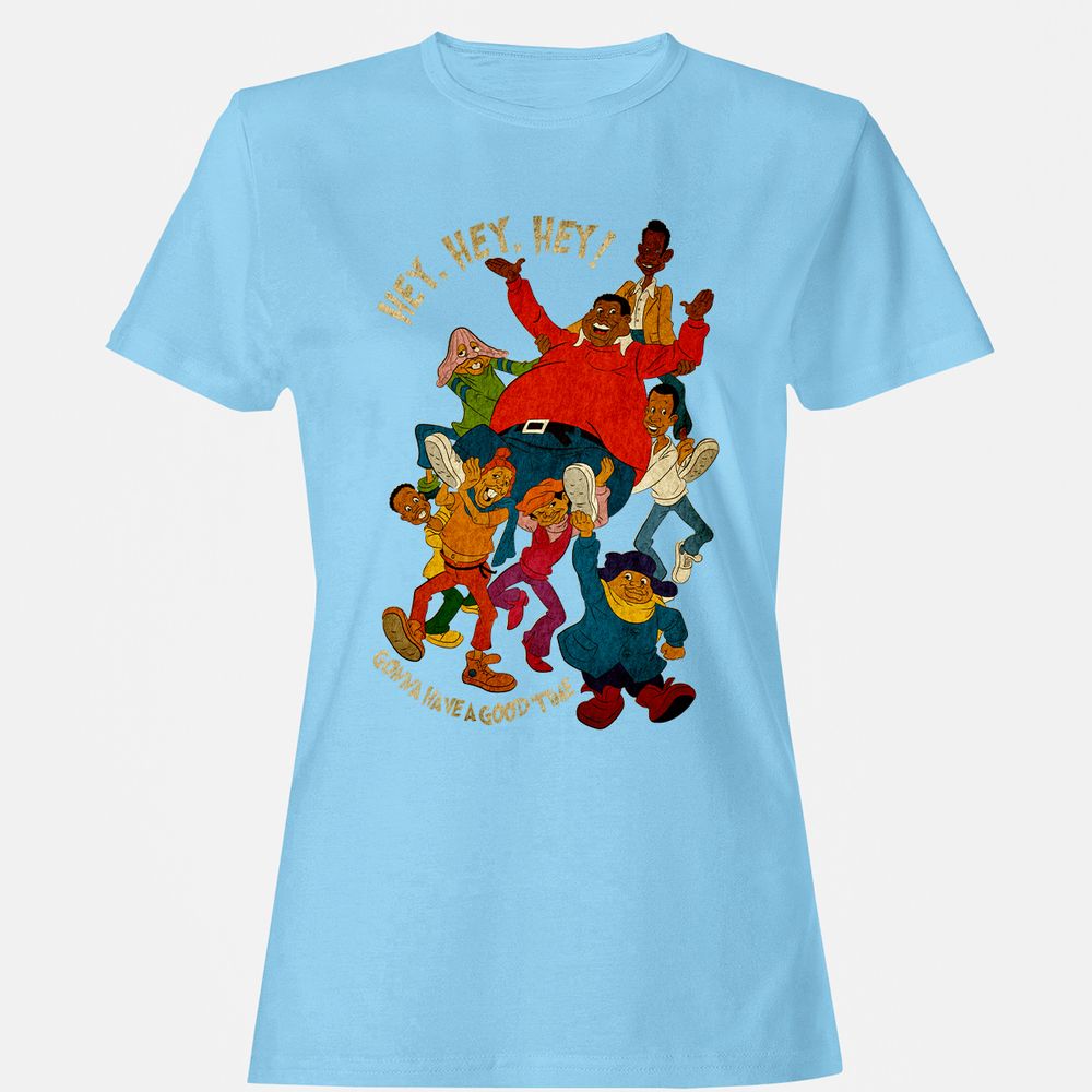 Women's T-Shirt - ZU6GZRFQ - Light Blue - 8