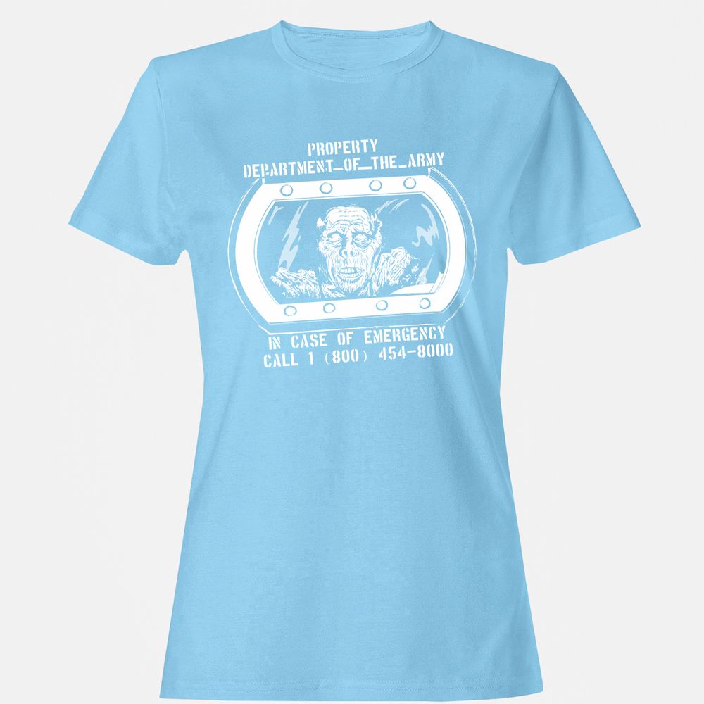 Women's T-Shirt - 5G72WVUJ - Light Blue - 8
