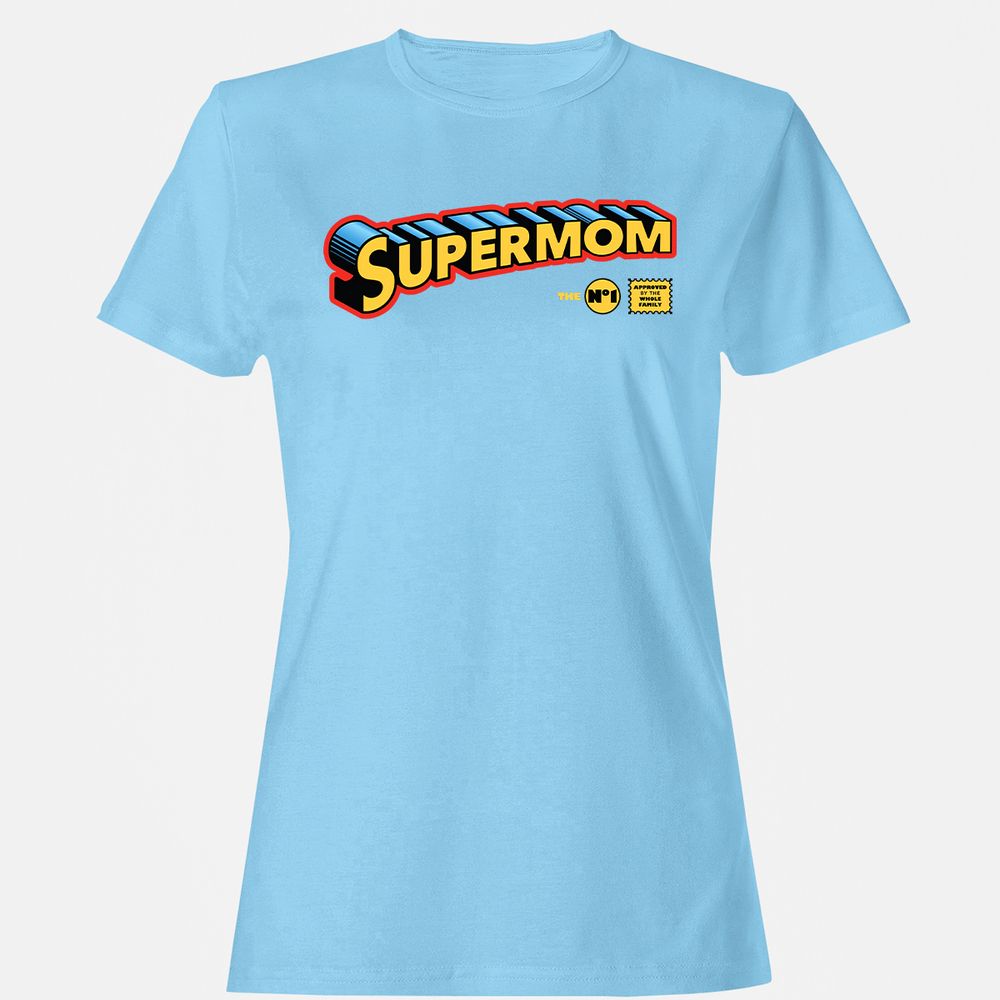 Women's T-Shirt - 428BG5ZZ - Light Blue - 8