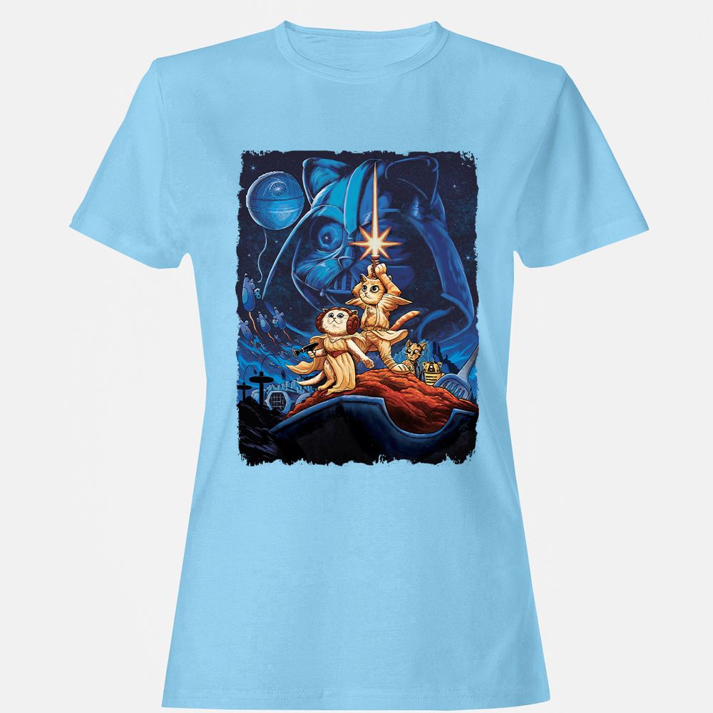 Women's T-Shirt - 7RBHSPWP - Light Blue - 8