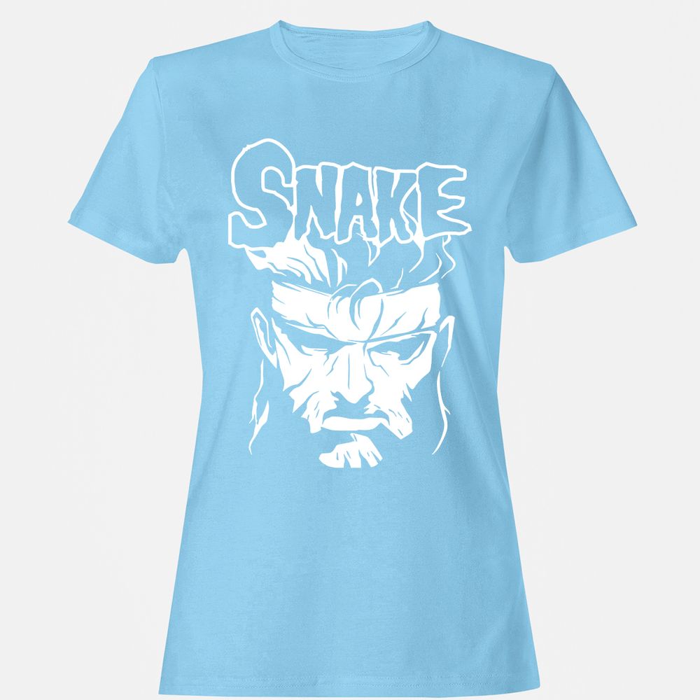 Women's T-Shirt - 7Z6A7NGU - Light Blue - 8
