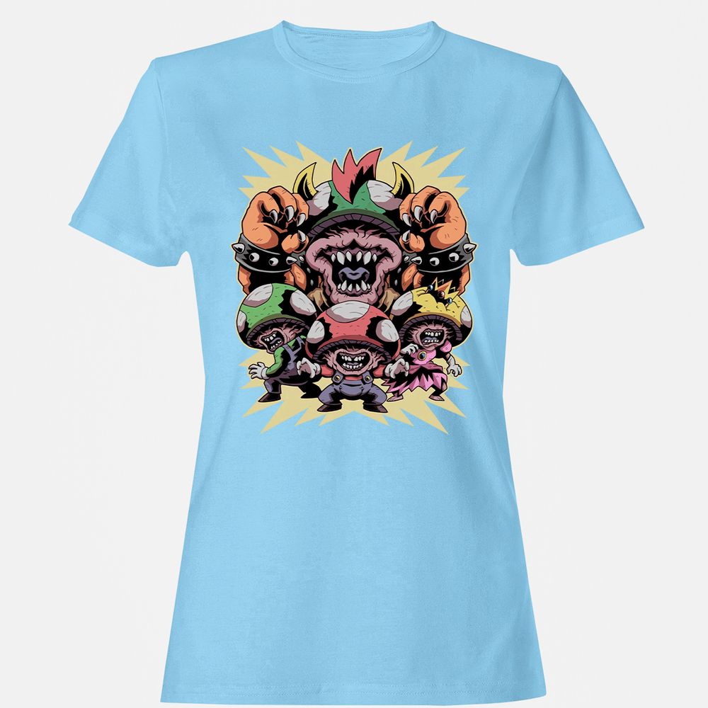 Women's T-Shirt - QN4ZDWRX - Light Blue - 8