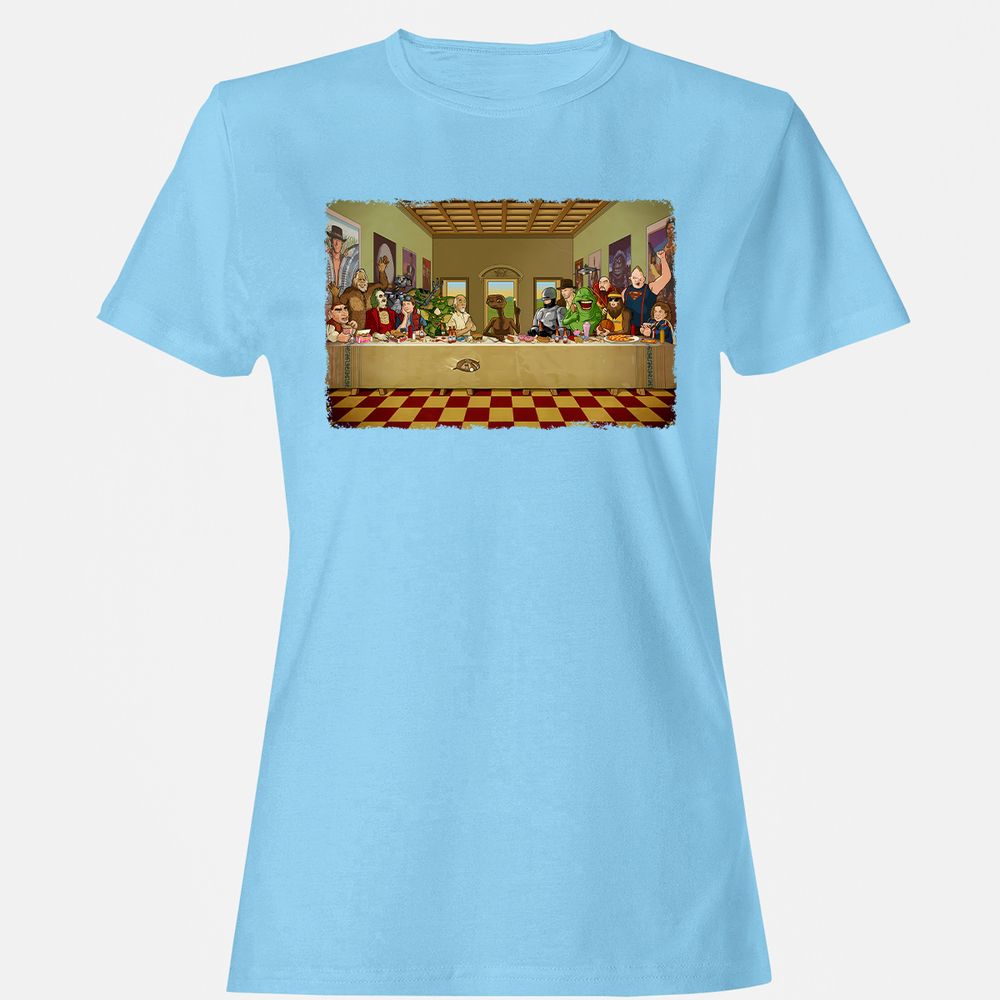 Women's T-Shirt - AXDVM9ZU - Light Blue - 8