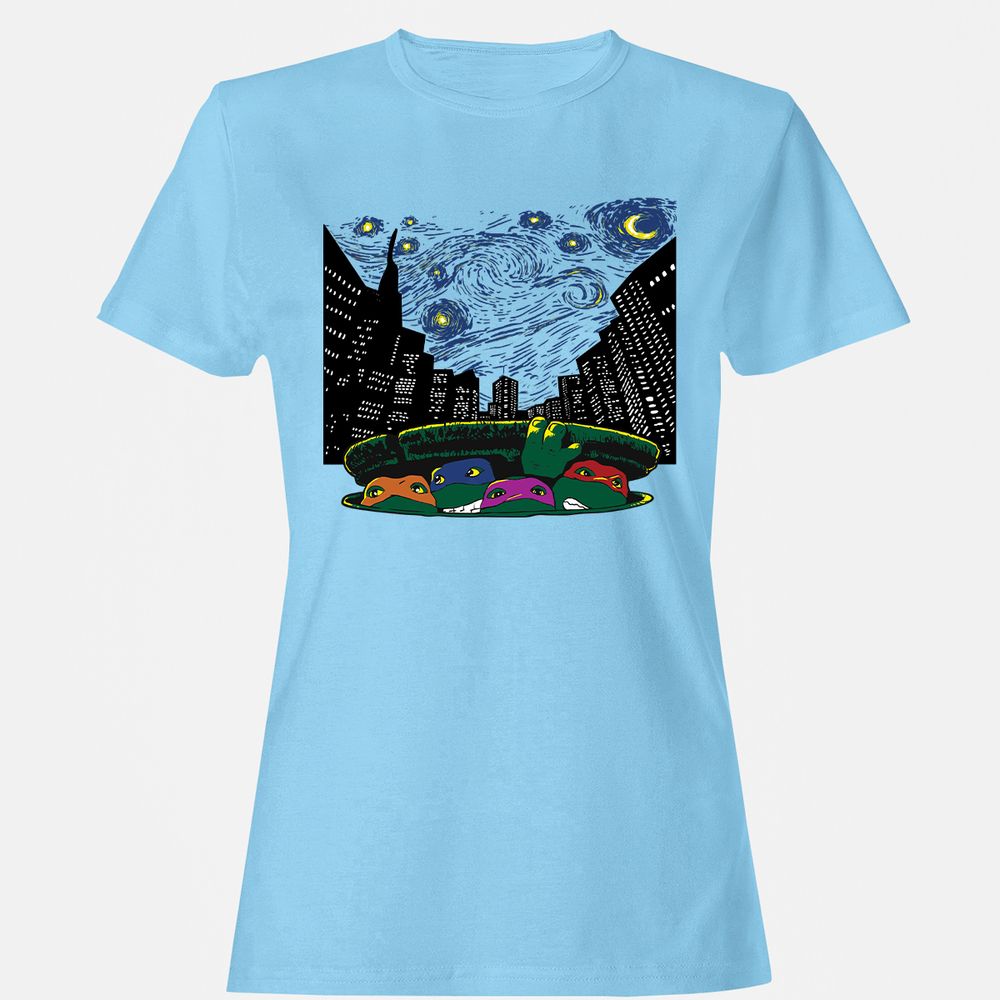 Women's T-Shirt - 56BGZRL6 - Light Blue - 8