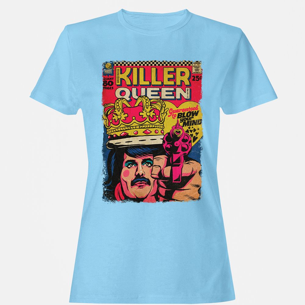 Women's T-Shirt - NFTKPXLV - Light Blue - 8