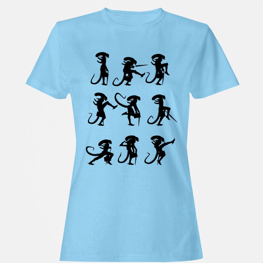 Women's T-Shirt - EGV4V9UD - Light Blue - 8