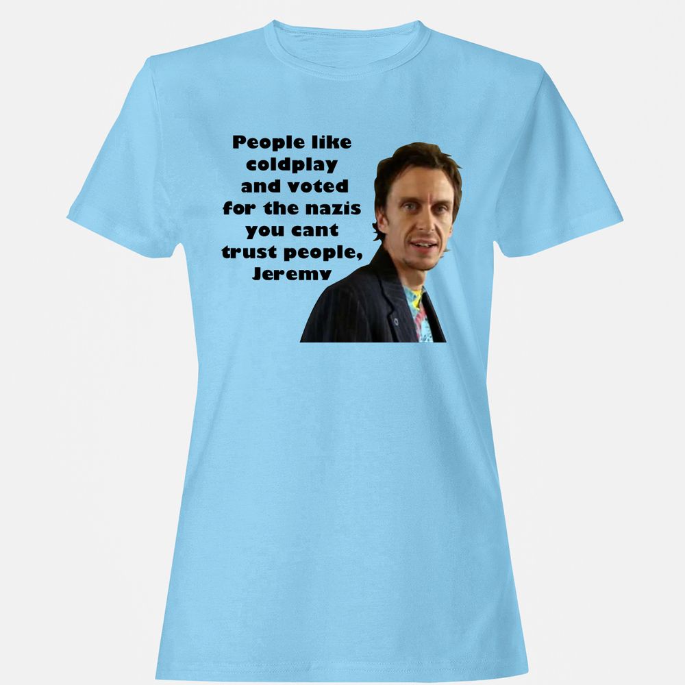 Women's T-Shirt - KS3MQVXM - Light Blue - 8