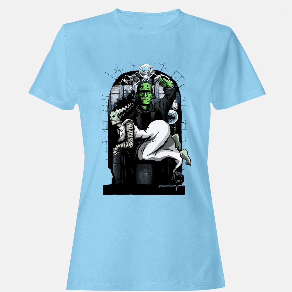 Women's T-Shirt - H6AFBV44 - Light Blue - 8