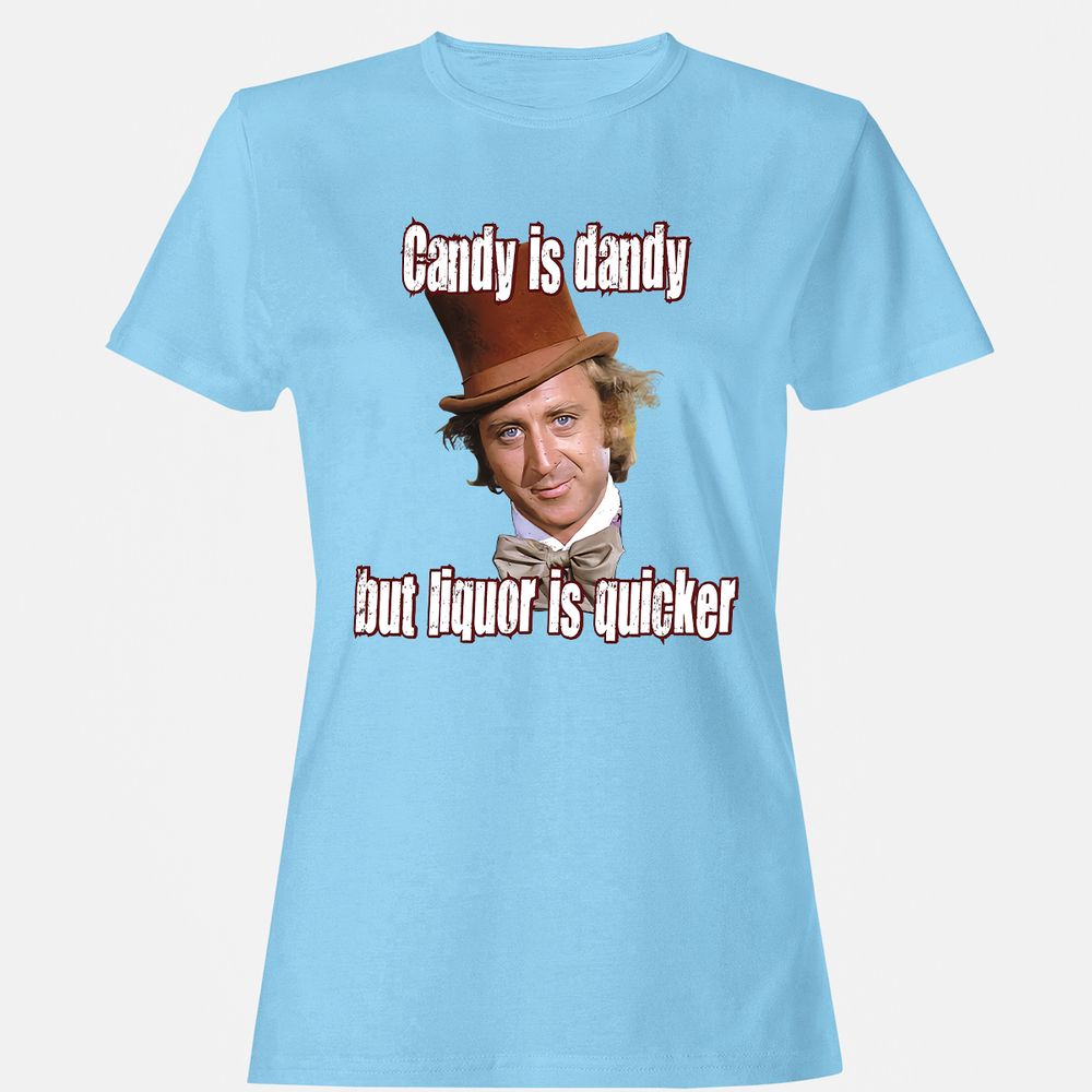 Women's T-Shirt - 9A3VBCH3 - Light Blue - 8